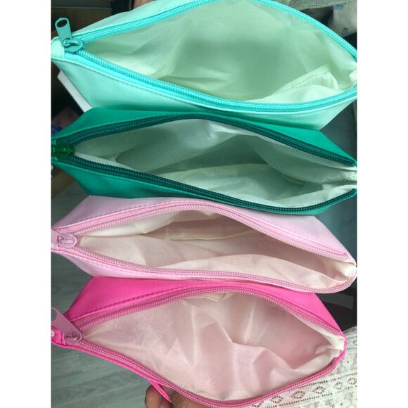 Flexible  Accordion Nylon Toiletry Cosmetic Travel Bags Neutral - Picture 4 of 4